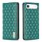 BINFEN BINFEN iPhone Air Fodral Diamond Flip Läder Grön