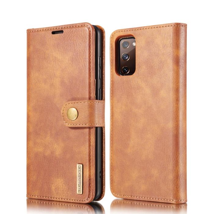 Bild 2, DG.MING Samsung Galaxy S20 FE - DG.MING 2in1 Magnet Fodral - Brun