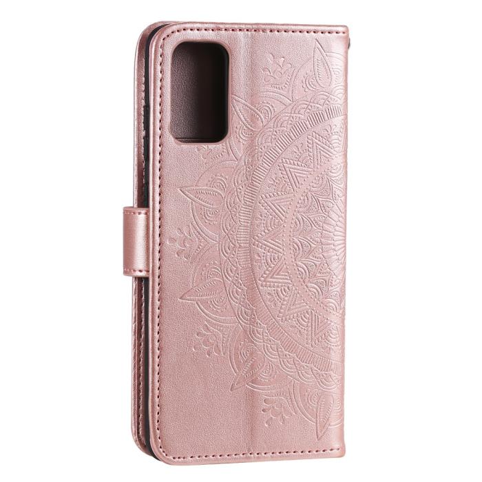 Bild 5,  Samsung Galaxy S20 FE - Mandala Fodral - Roséguld