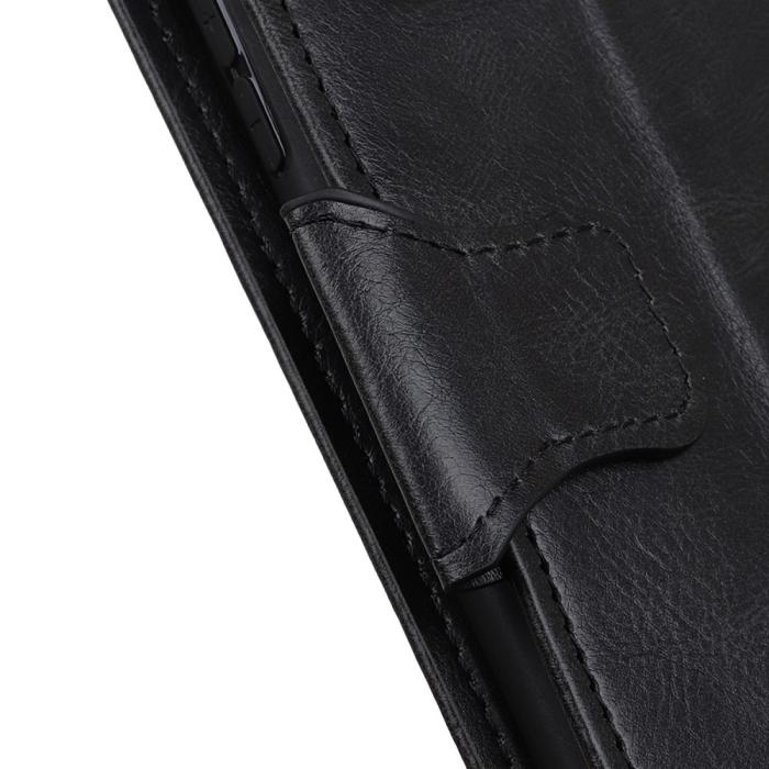 Bild 5,  Samsung Galaxy S23 Fodral Crazy Horse Läder Svart