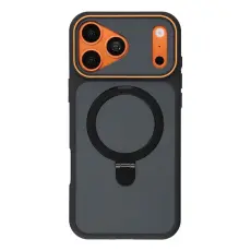  iPhone 18 Pro Max/17 Pro Max Skal MagSafe Stativ Svart