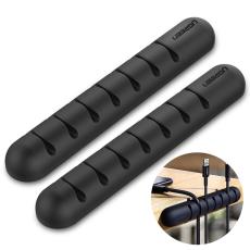 UGREEN UGREEN 2-PACK Kabelh&aring;llare / Kabelkl&auml;mma F&ouml;r 7 Kablar Svart