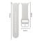 KALEBOL KALEBOL Galaxy Watch 8 46/44/40 mm Armband Silikon Lila