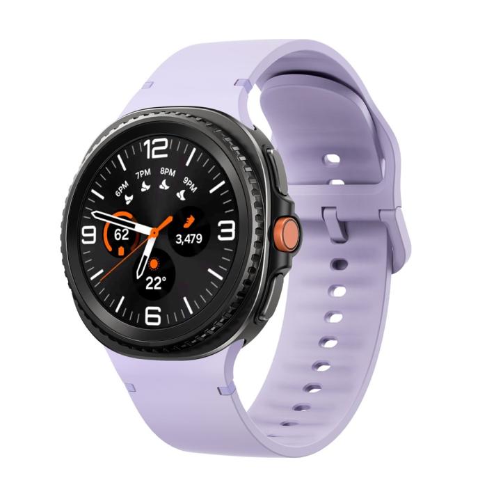 Bild 3, KALEBOL KALEBOL Galaxy Watch 8 46/44/40 mm Armband Silikon Lila