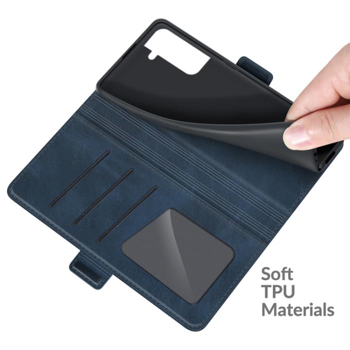 Bild 6,  Samsung Galaxy S22 Fodral Magnetisk Stängning Blå
