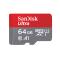 SanDisk SanDisk MicroSDXC Mobil Ultra 64GB 140MB/s Inkl. Adapter