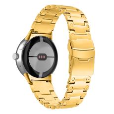  Lyxigt Metallarmband Google Pixel Watch / Watch 2 Guld
