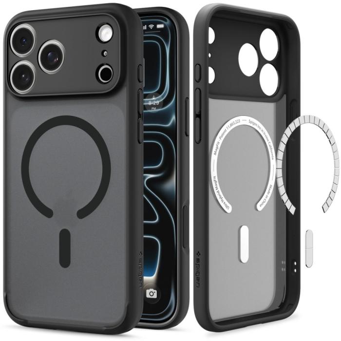 Bild 2, Spigen Spigen iPhone 18 Pro / 17 Pro Skal MagSafe Ultra Svart