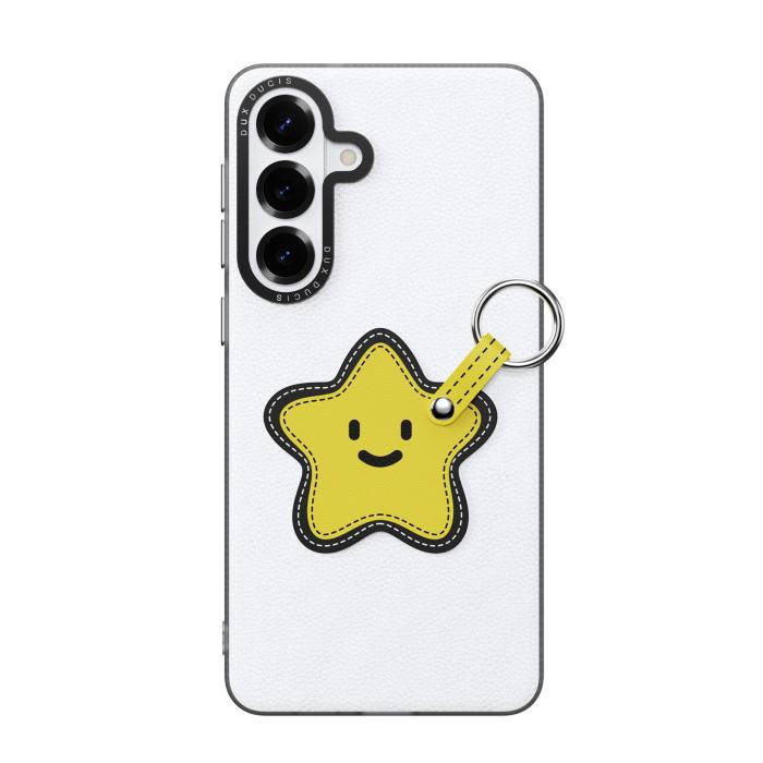 Bild 2, DUX DUCIS DUX DUCIS Samsung Galaxy S26 Plus Skal PU-Läder Stjärna Vit