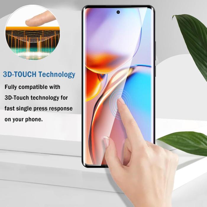 Bild 4,  Motorola Moto G15 Power Skärmskydd Heltäckande Härdat Glas
