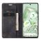 CASEME CASEME Google Pixel 8A Fodral Flip Retro Läder Svart