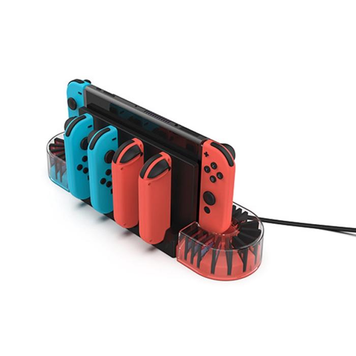Bild 4, KJH KJH Nintendo Switch/OLED Laddningsställ U-Formad Vit