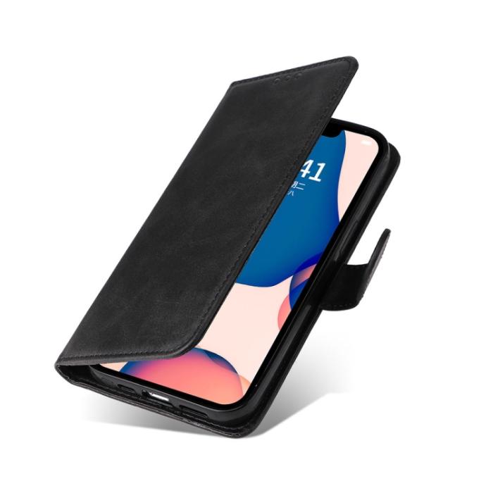 Bild 3,  iPhone 14 Pro Fodral Flip Läder Svart