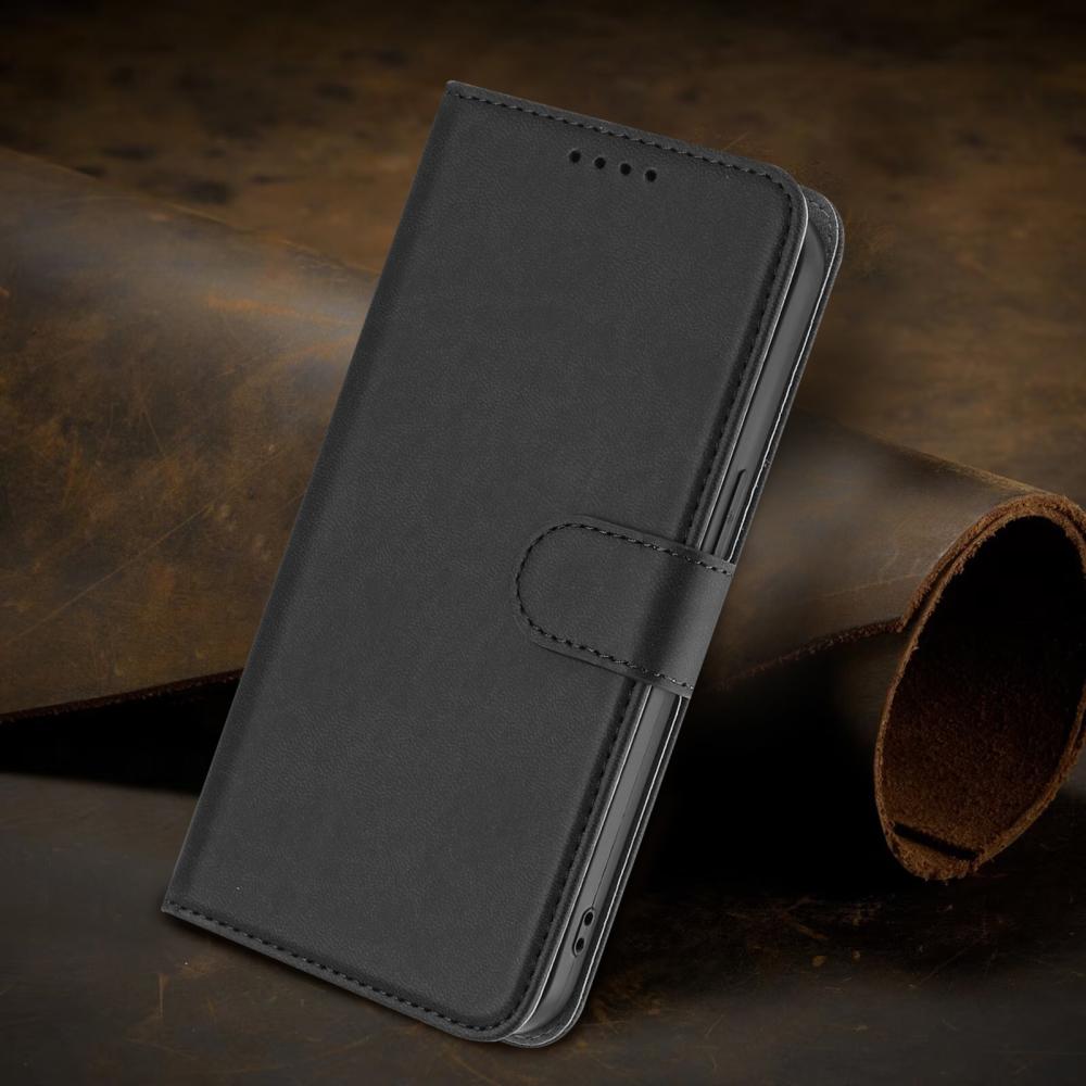  Samsung Galaxy S26 Ultra Fodral Solid Läder Svart