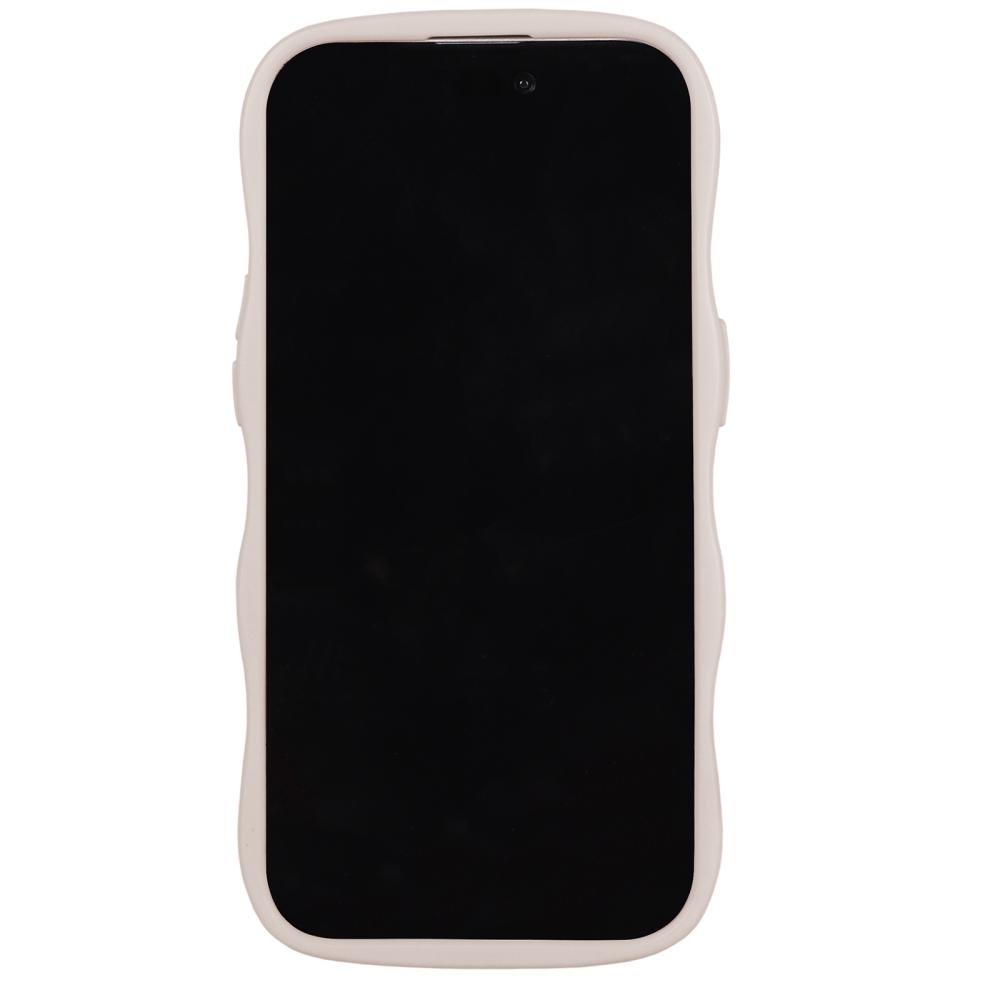 holdit holdit iPhone 12/12 Pro Skal Wavy Light Beige Transparent