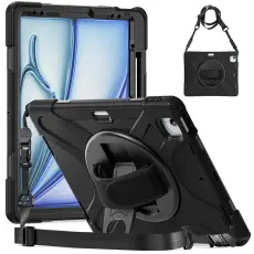  iPad Air 13 2026-2024/Pro 12.9 2022-2020/2018 360 Skal Kickstand