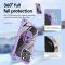  iPhone 15 Pro Max Skal Shockproof Ring Hybrid Lila