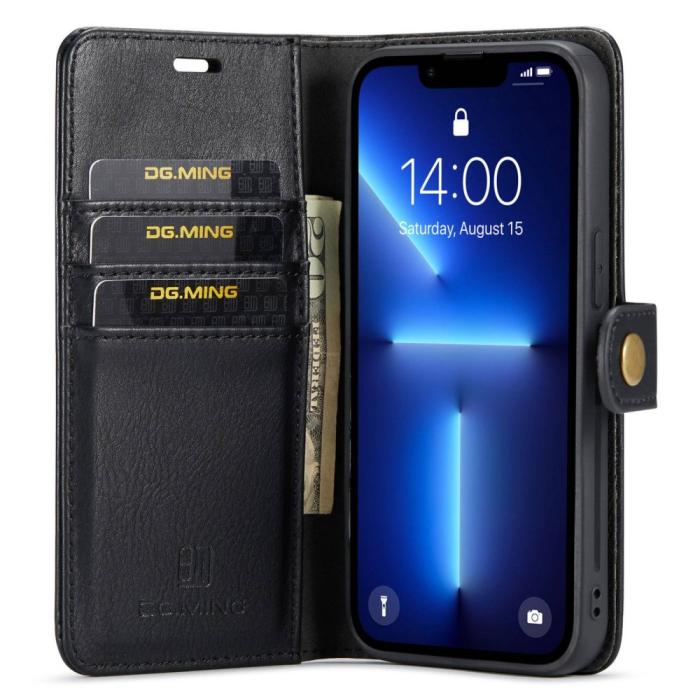 Bild 2, DG.MING DG.MING iPhone 15 Pro 2in1 Magnet Fodral / Skal Svart