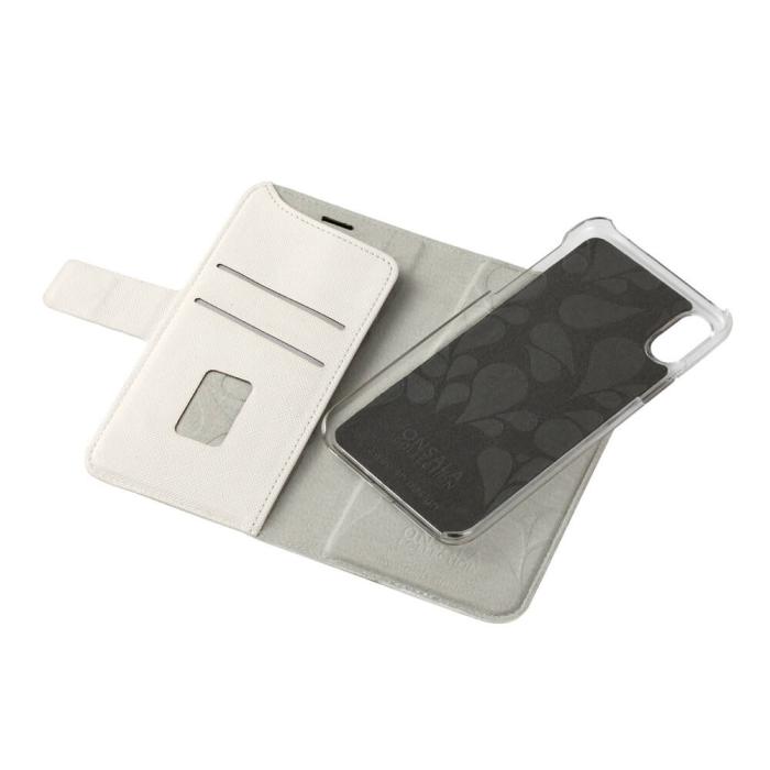 Bild 3, Onsala ONSALA iPhone X / XS 2in1 Magnet Fodral / Skal Saffiano White