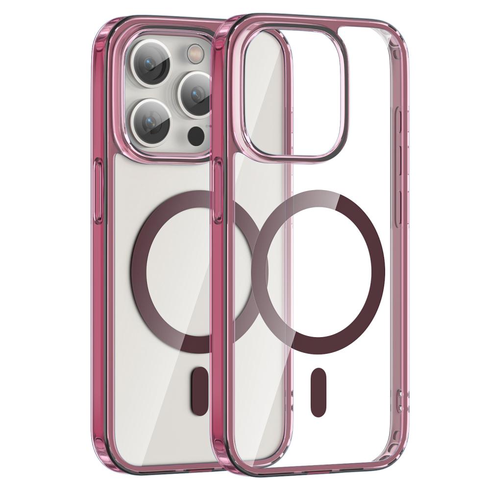 ColorPop ColorPop iPhone 15 Pro Max Skal CH MagSafe Transparent/Röd
