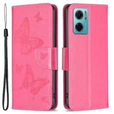  Xiaomi Redmi 10 5G Fodral Butterfly Rosa