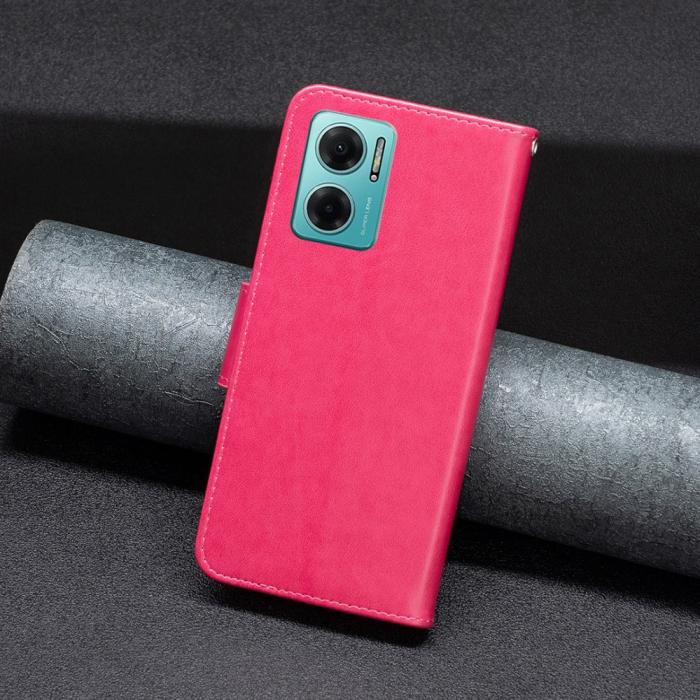 Bild 4,  Xiaomi Redmi 10 5G Fodral Butterfly Rosa