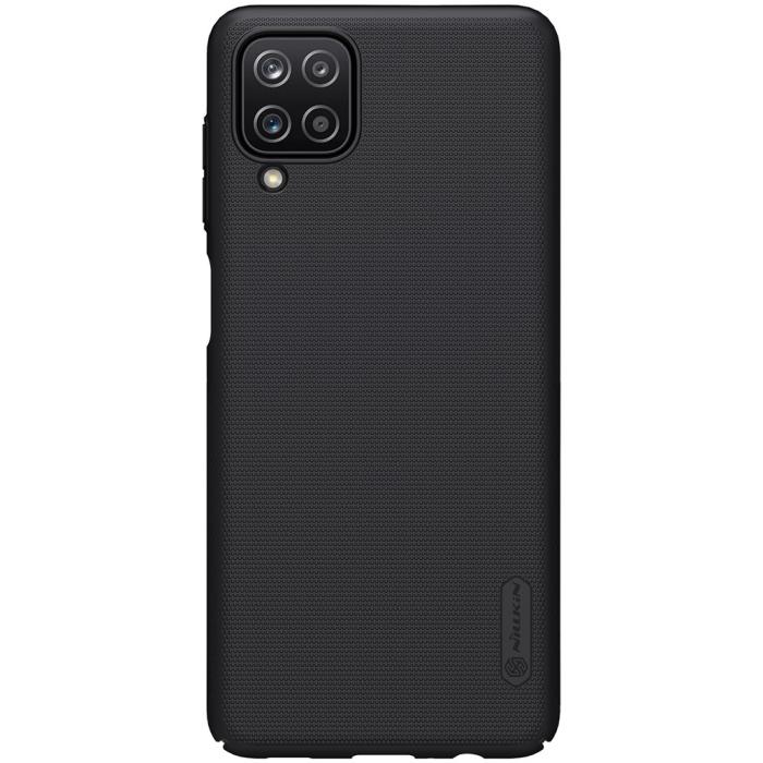 Bild 2, NILLKIN Samsung Galaxy A12 - NILLKIN Shield Frostat Skal - Svart