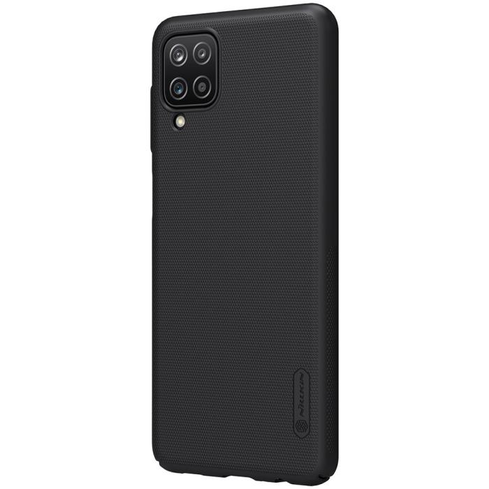 Bild 4, NILLKIN Samsung Galaxy A12 - NILLKIN Shield Frostat Skal - Svart