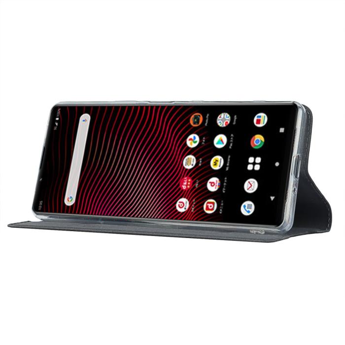 Bild 5,  Sony Xperia 1 III - Läder Flip Fodral - Svart