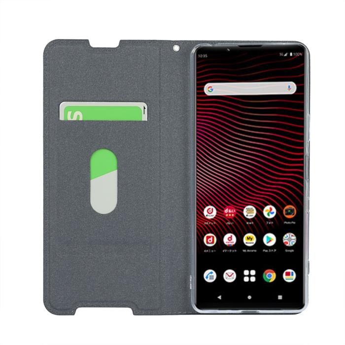 Bild 6,  Sony Xperia 1 III - Läder Flip Fodral - Svart