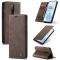 CASEME OnePlus 8 - CASEME Plånboksfodral - Mörk Brun