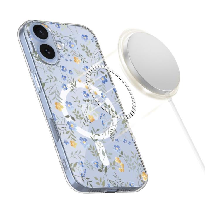Bild 3, Tech-Protect Tech-Protect iPhone 17 Skal MagSafe FlexAir Spring Flowers