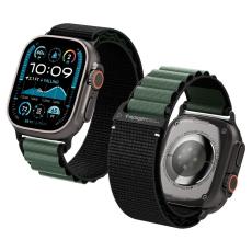 Spigen Spigen Apple Watch 42/44/45/46/49 mm Armband Svart/Gr&ouml;n