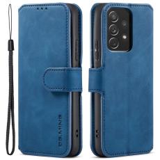 DG.MING DG.MING Samsung Galaxy A53 5G Fodral Retro L&auml;der Bl&aring;