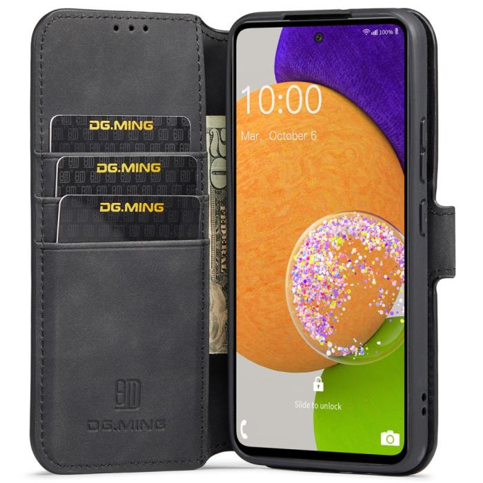 Bild 5, DG.MING DG.MING Samsung Galaxy A53 5G Fodral Retro Läder Svart