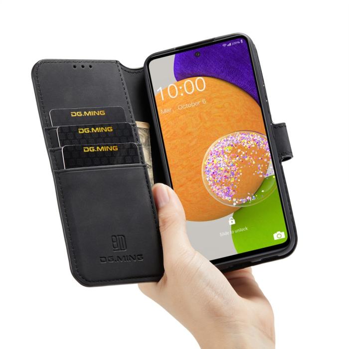 Bild 6, DG.MING DG.MING Samsung Galaxy A53 5G Fodral Retro Läder Svart