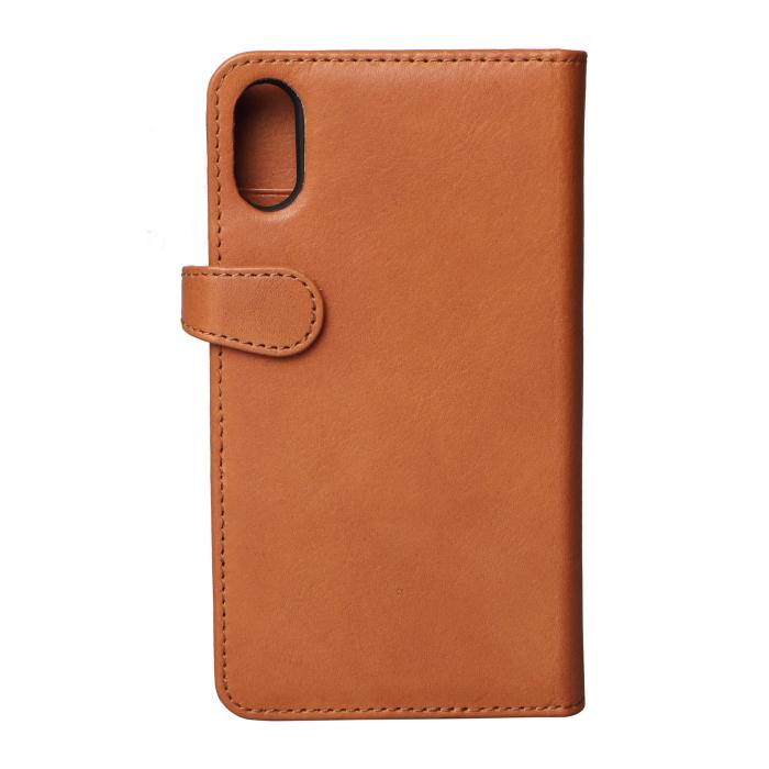 Bild 5, Buffalo Buffalo iPhone Xs Max Fodral 2in1 Äkta Läder Congac