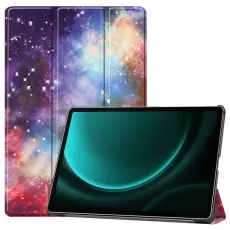  Galaxy Tab S9 FE Plus Fodral Tri-Fold L&auml;der Cosmic Space