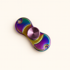  Fidget Spinner Spiky Duo - Oil Fade