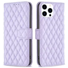  iPhone 16 Pro Fodral Diamond L&auml;der Lila