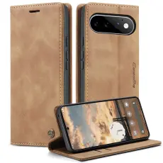 CASEME CASEME Google Pixel 11 / 11 Pro Fodral RFID L&auml;der Brun
