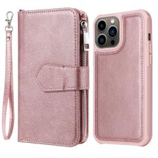  iPhone 13 Pro Max Fodral/Skal 2in1 Magnet Multifunktionellt Ros&eacute;guld