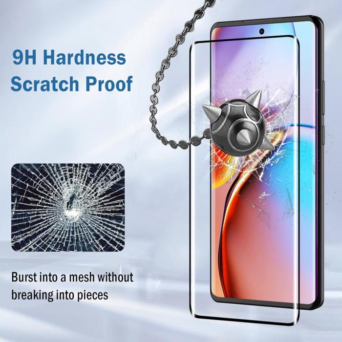 Bild 5,  Motorola Moto G15 Power Skärmskydd Heltäckande Härdat Glas