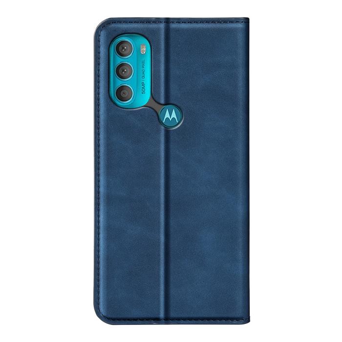 Bild 3,  Motorola Moto G71 Fodral Flip Blå