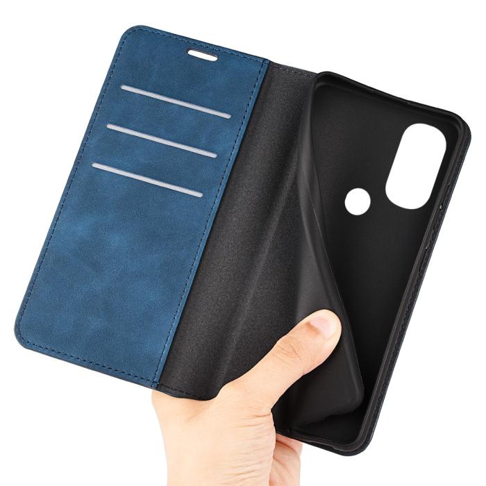 Bild 4,  Motorola Moto G71 Fodral Flip Blå