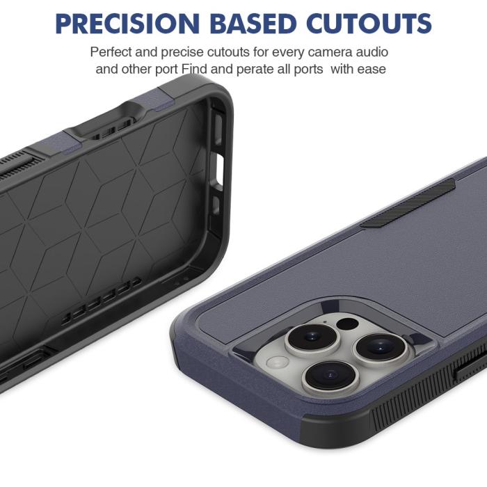 Bild 5,  iPhone 16 Pro Skal Extreme Shockproof Mörk Blå