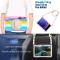  Galaxy Tab S10 Lite/S10 FE/S9 FE/S9/S8/S7 Skal 360° Hybrid Rainbow