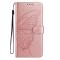  Xiaomi Redmi 15C Fodral Fjäril Tryck Roséguld