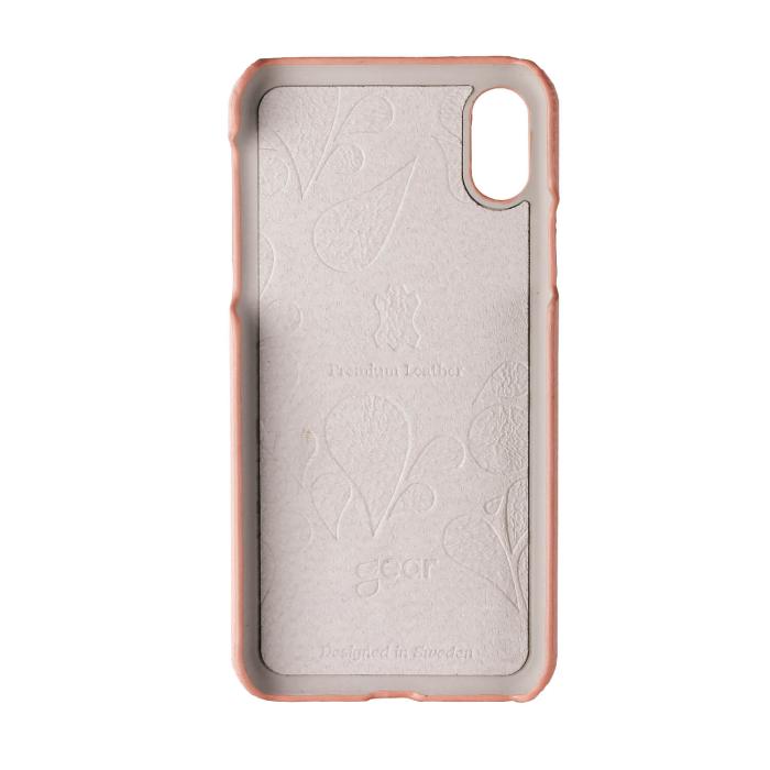 Bild 2, Onsala ONSALA iPhone X/Xs Skal Äkta Läder Roséguld