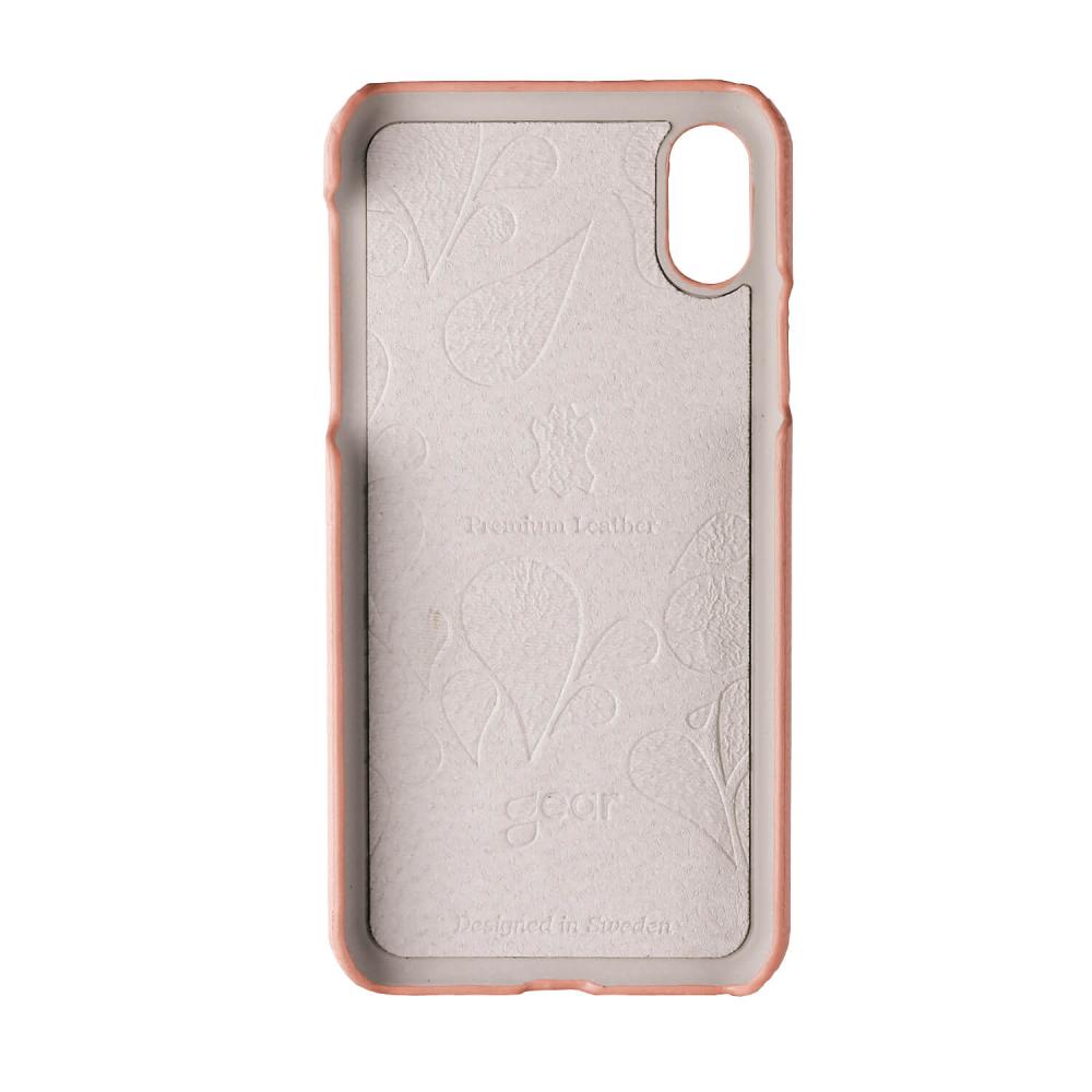 Onsala ONSALA iPhone X/Xs Skal Äkta Läder Roséguld